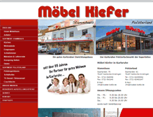 Tablet Screenshot of moebel-kiefer.de